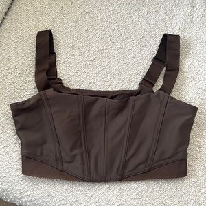 SOLD ALO YOGA corset top